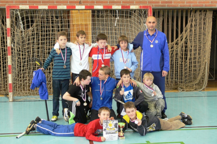 Florbalový turnaj - 2. místo v Olomouckém  kraji